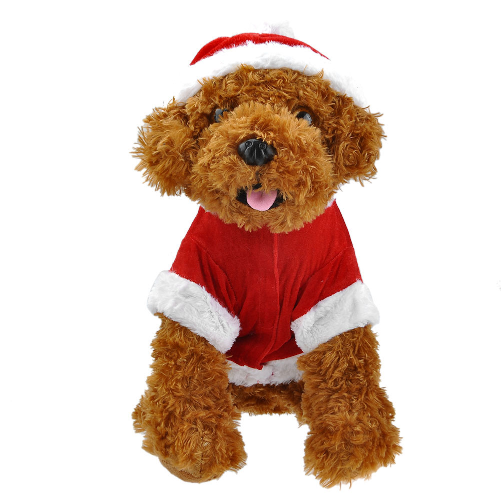 Yoption Pet Puppy Dog Christmas Clothes Santa Claus Costume Outwear Coat Apparel Hoodie 